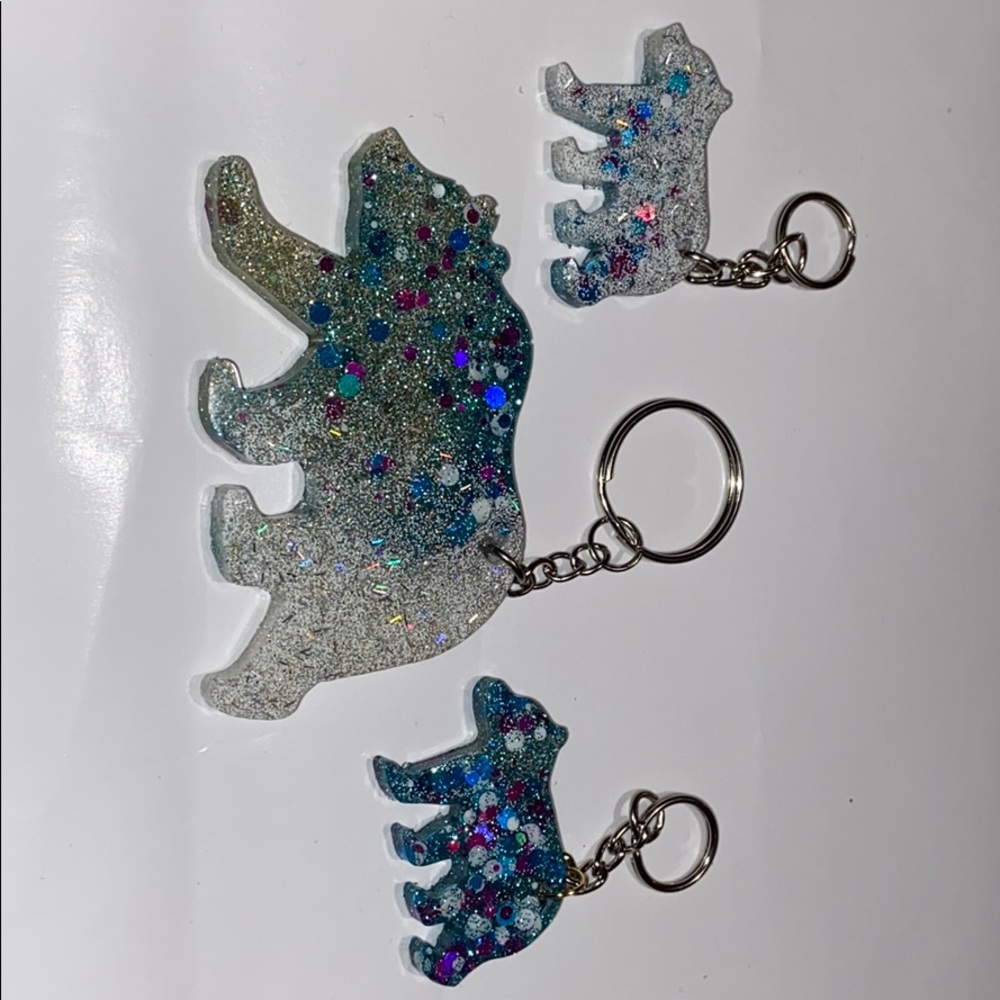 3 bear keychains!!!